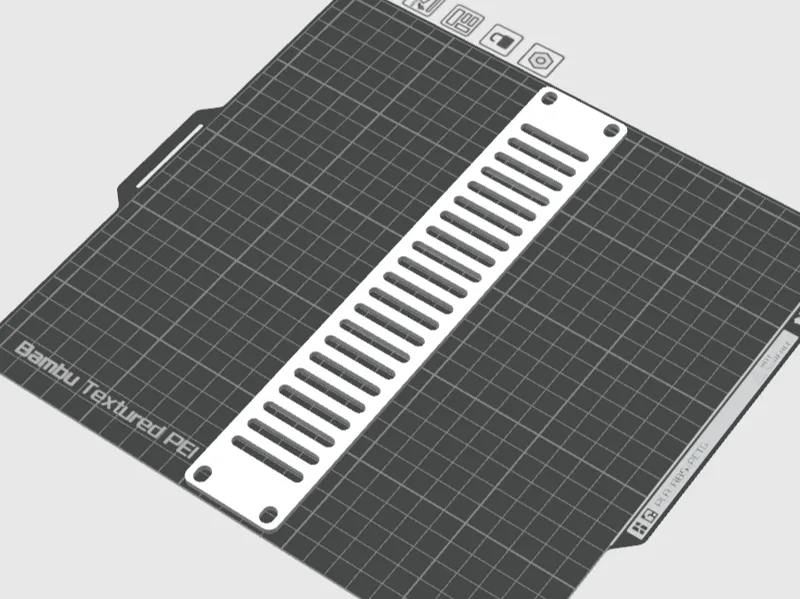 MiniRax - 1U Vented Blank