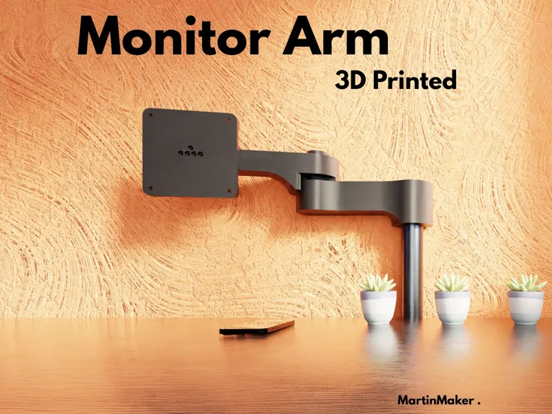 Monitor Arm 3d printed