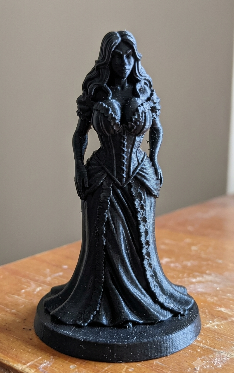 Thumbnail 2 of 3D model Dungeons and dragons - Village Girls NPCs set