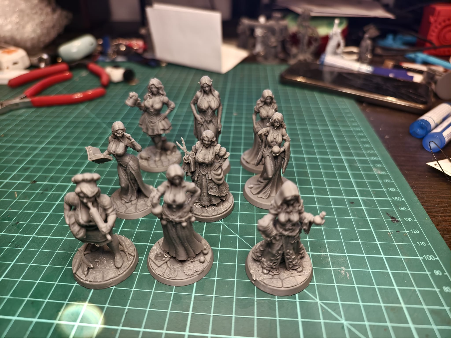Dungeons and dragons - Village Girls NPCs set
