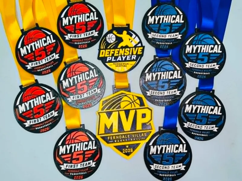 Custom Basketball Medals