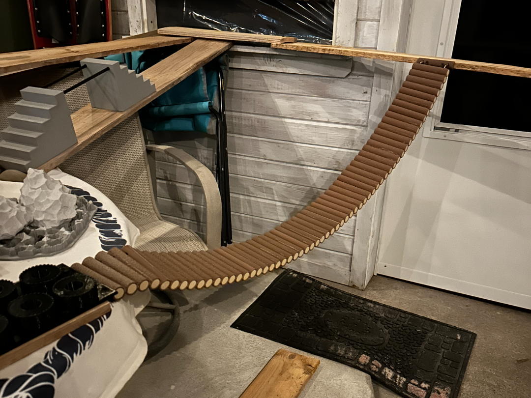 1/30 Scale Rock Crawler Swinging Bridge 