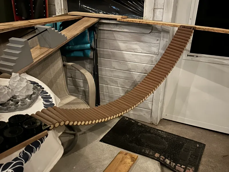 1/30 Scale Rock Crawler Swinging Bridge