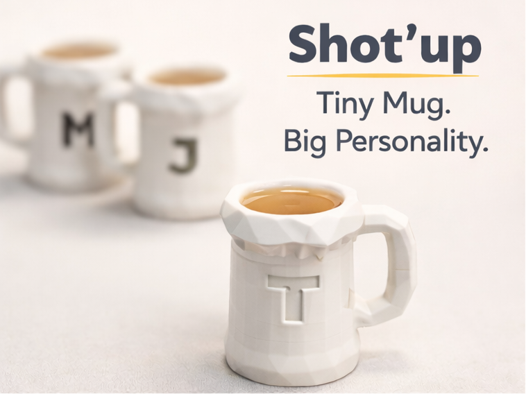 Shot mug - 4cl Personalizable Mini Beer Mug
