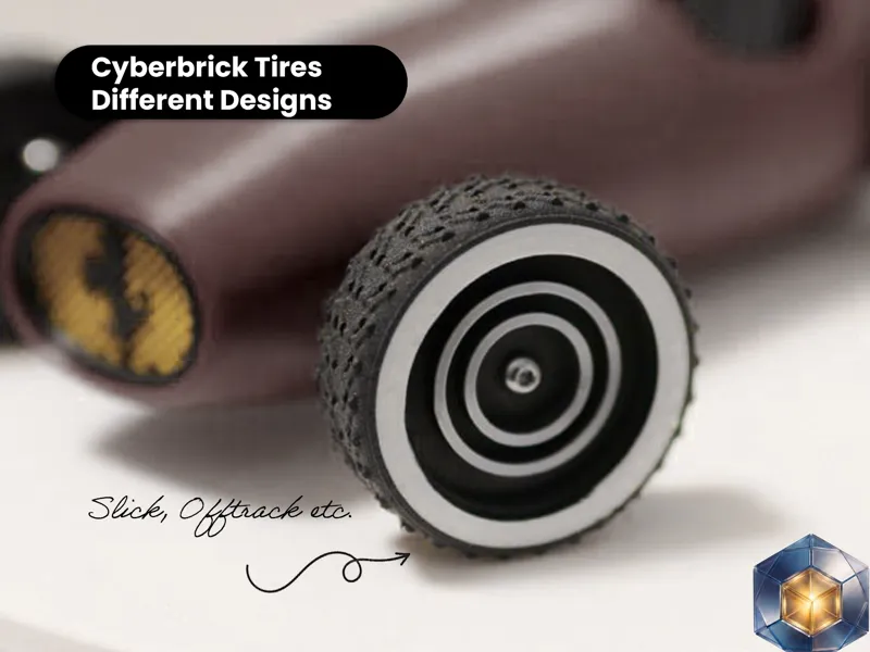 CyberBrick Tires different profiles