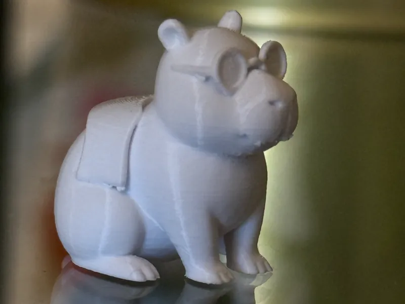 Summer Capybara Figurine