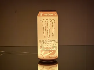 Monster Energy The Doctor Lithophane