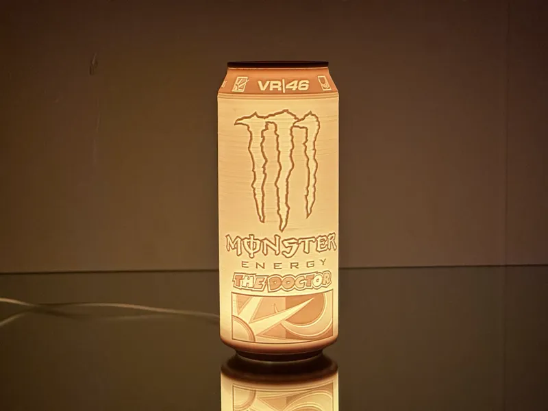 Monster Energy The Doctor Lithophane