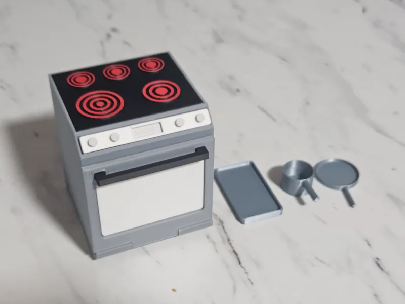 Miniature Oven 1:12 Scale