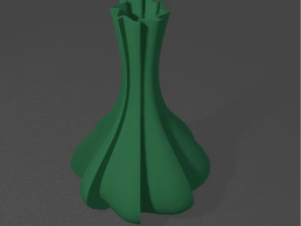 Green mate vase
