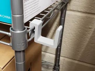 Wire Rack Hook - Lightweight design for 0.8" shelf
