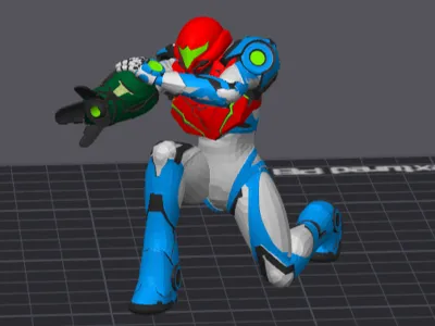 Metroid Dread Power Suit Missile Launch