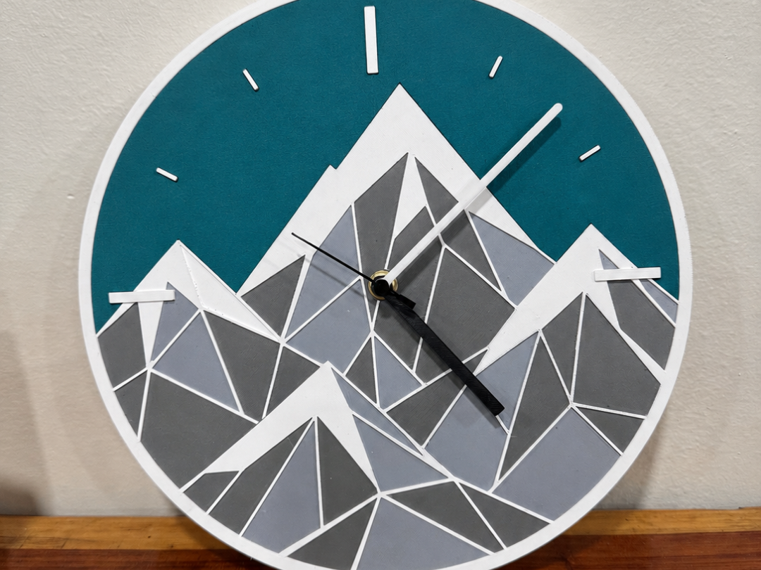 Clock - Mountains