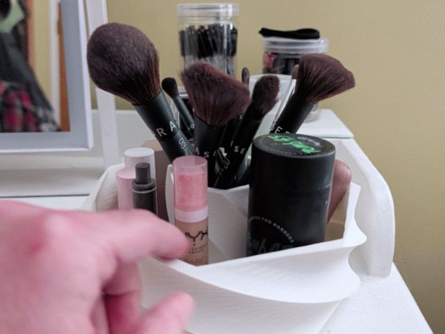 Rotating Organizer for Makeup or Art Supplies