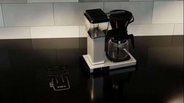 Drying rack for Moccamaster