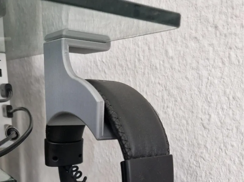 Desk & Shelf Headphone Holder – No Screws
