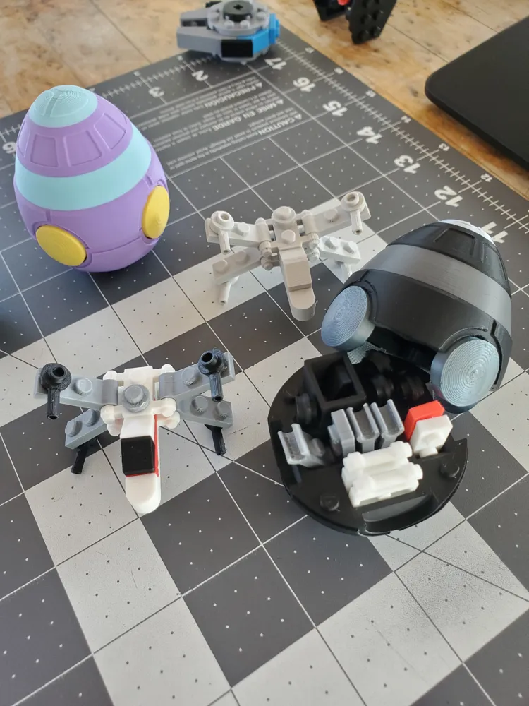 EASTER EGG #1, Good guys- Sego Blocks - X-WINGE - Free 3D Print Model ...