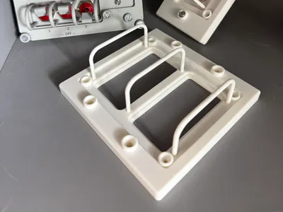 Apollo CM Panel: Double Rocker Light Switch Cover - Free 3D Print Model ...