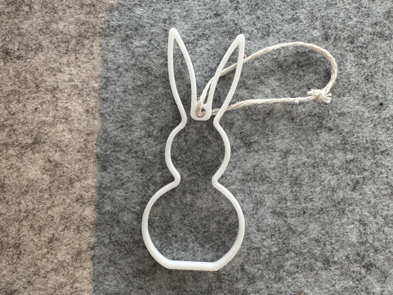 Osterhase Hase Easter Anhänger Flasche Geschenk