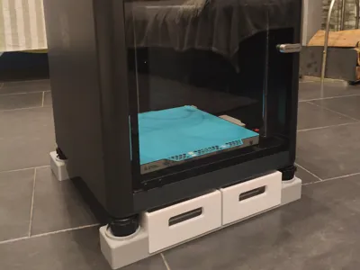 Base cabinet for P1S with Biqu Shock Absorbing 