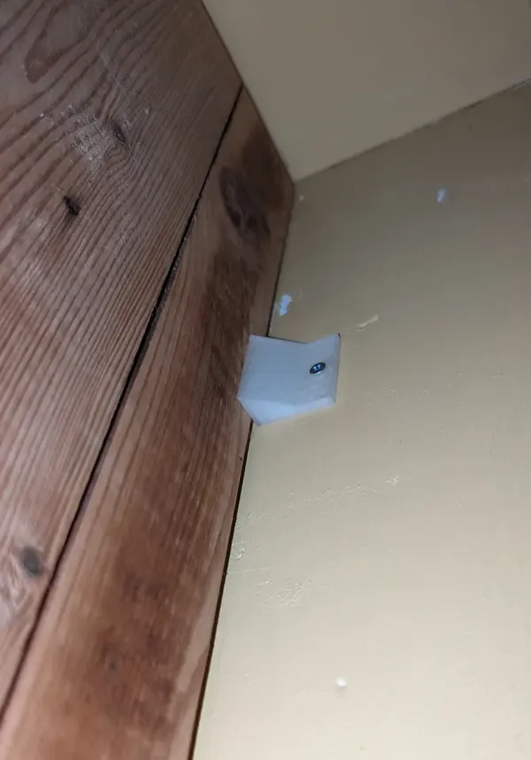 Cale de porte à vis unique