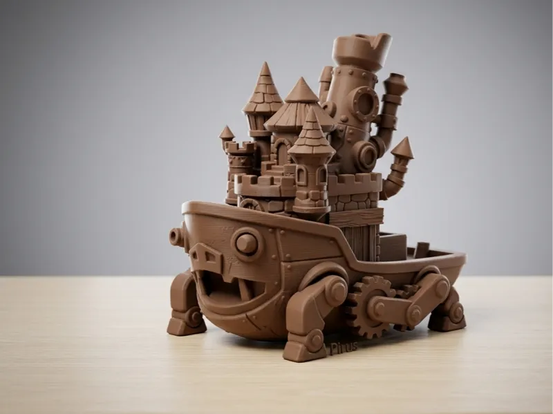 Howl's Moving Castle Benchy–Studio Ghibli Inspired