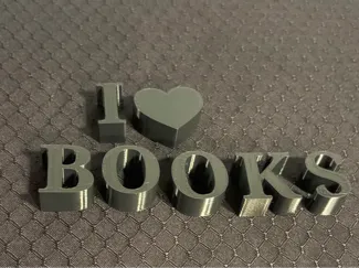 I love books sign