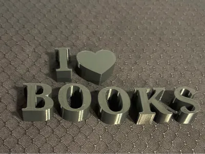 I love books sign