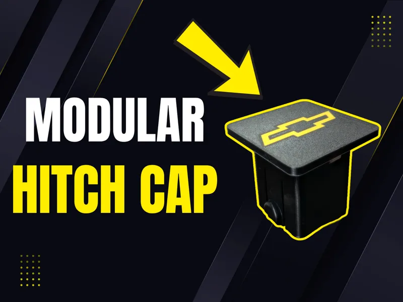 Modular Trailer Hitch Cap