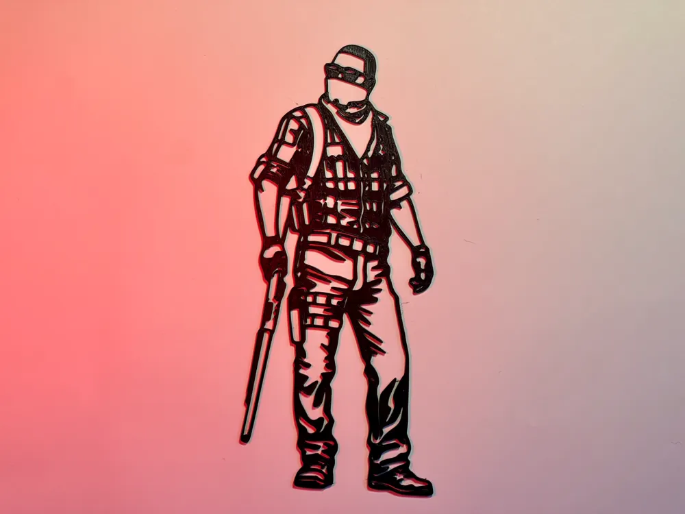 Agent Osiris CSGO/CS2 Wall Art - Free 3D Print Model - MakerWorld