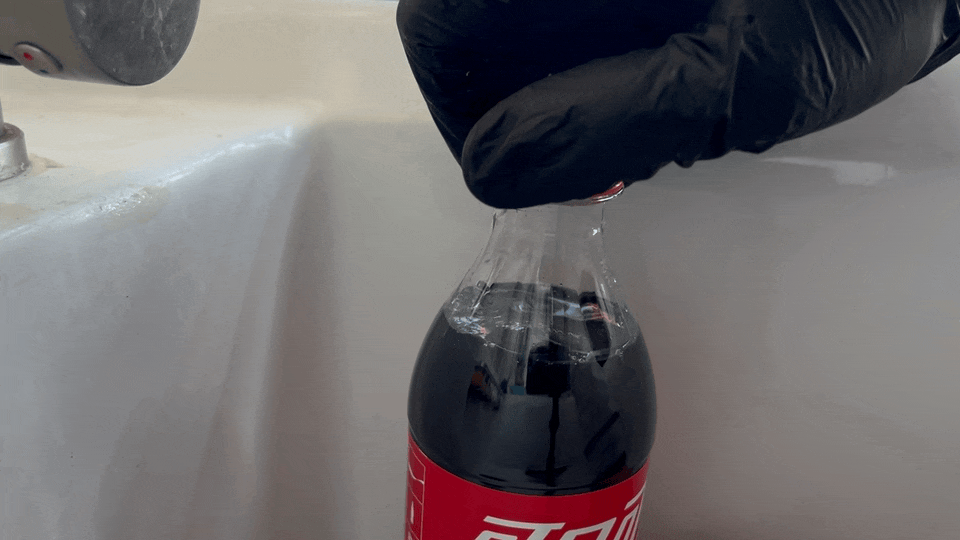 April Fools' Coke & Mentos Eruption Prank