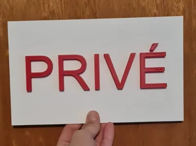 "Private" Sign