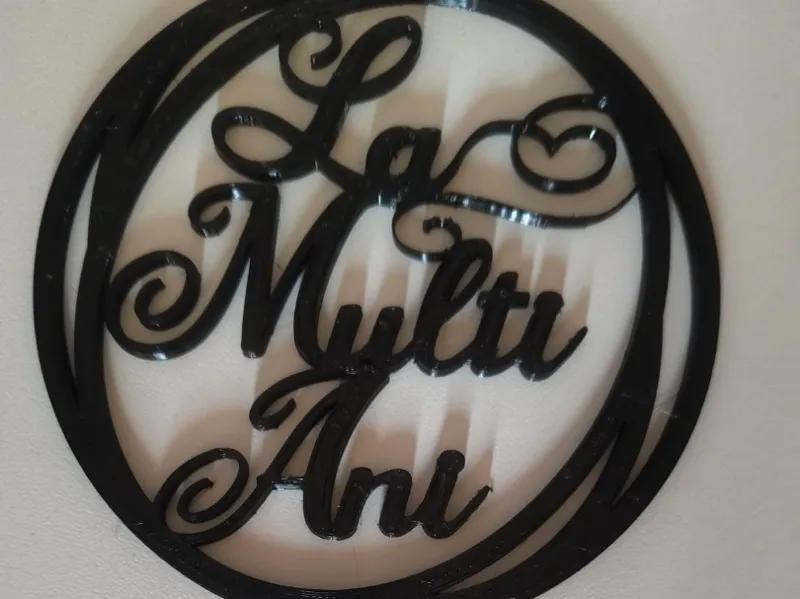 La Multi Ani topper (Romanian Happy Birthday)