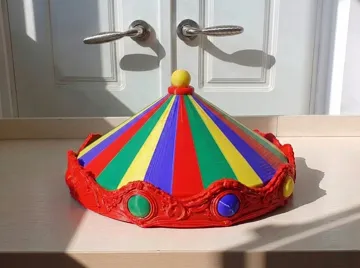 Modelo para impresión 3D: Карусель "Радужный Праздник" —Rainbow Carousel Toy — vista de referencia 3