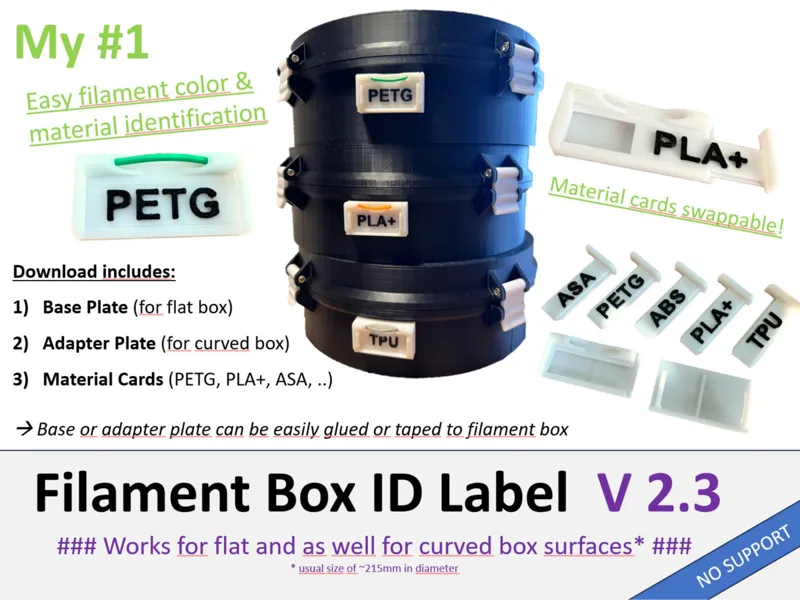 Filament Box ID Label System V2.3