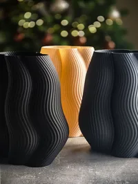 Vase design côtelé moderne — photo 3