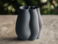 Vase design côtelé moderne — photo 2