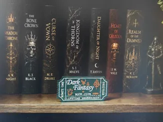 Dark Fantasy Book Ticket