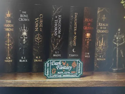 Dark Fantasy Book Ticket
