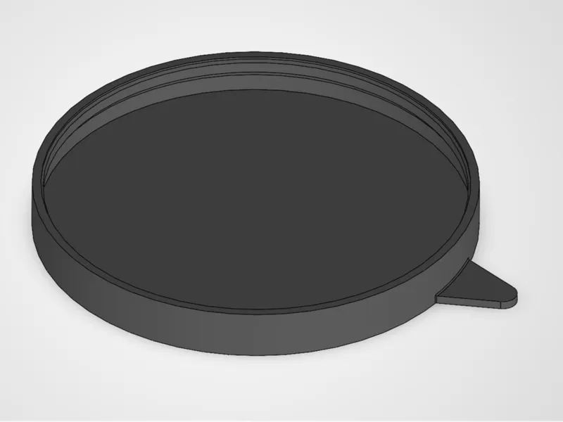 TPU Canned Food Cap with pull Tab
