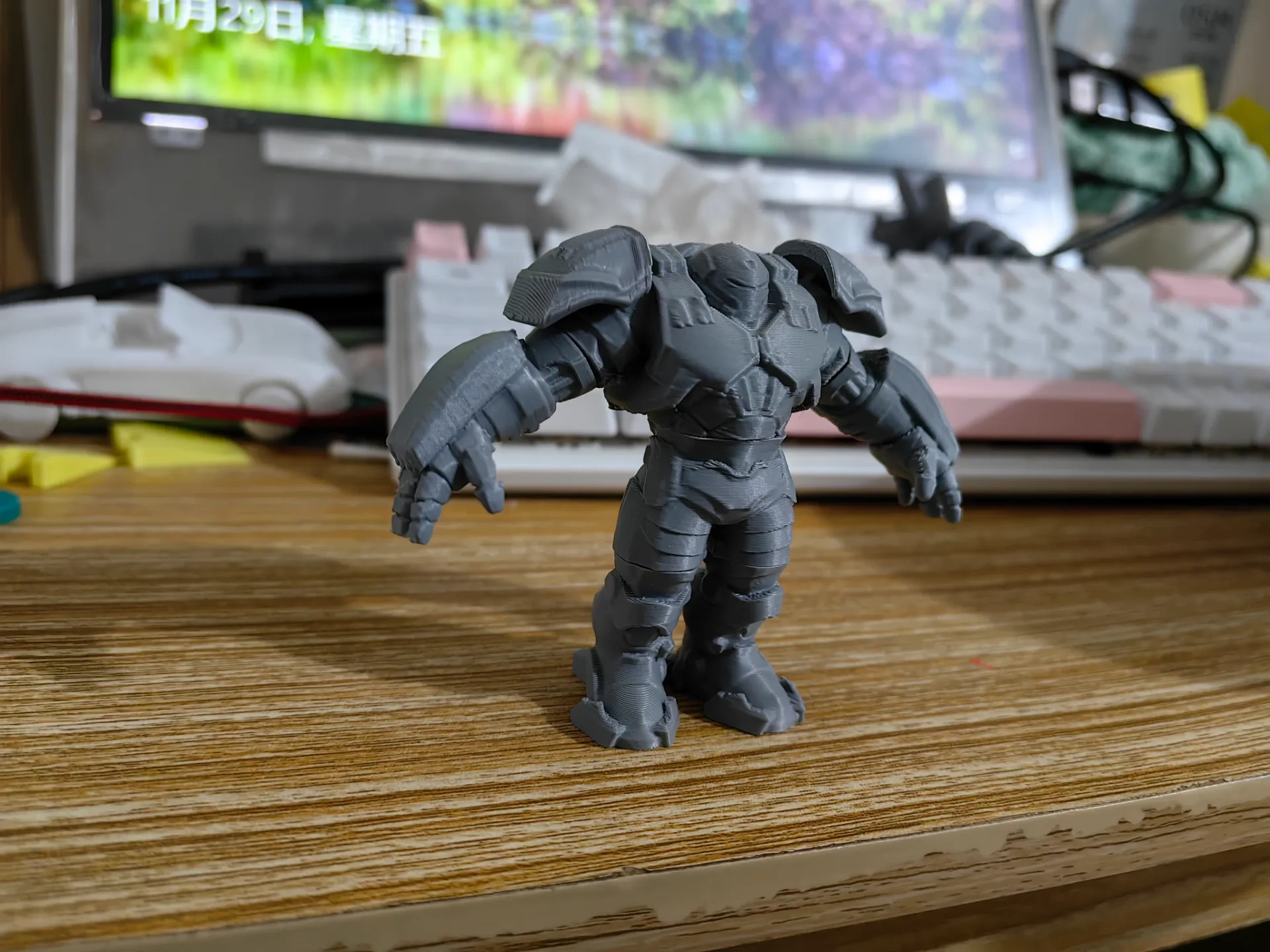 Miniatura 2 do modelo 3D 漫威系列第一期：钢铁侠之反浩克装甲，简单打印，简单拼装