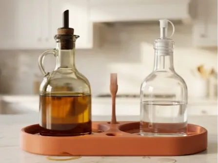 Anti-Drip Kitchen Oil Bottle Tray