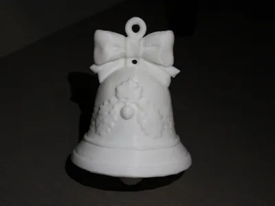Christmas Bell ornament with actuall bell inside