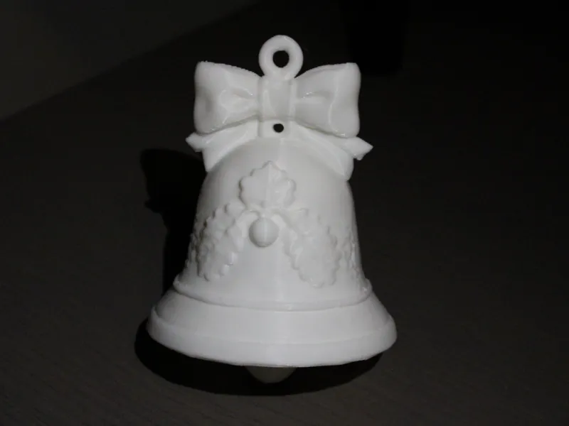Christmas Bell ornament with actuall bell inside