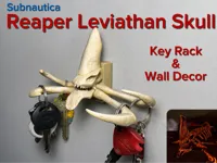 Porte-clés crâne Reaper Leviathan — Subnautica — photo 1