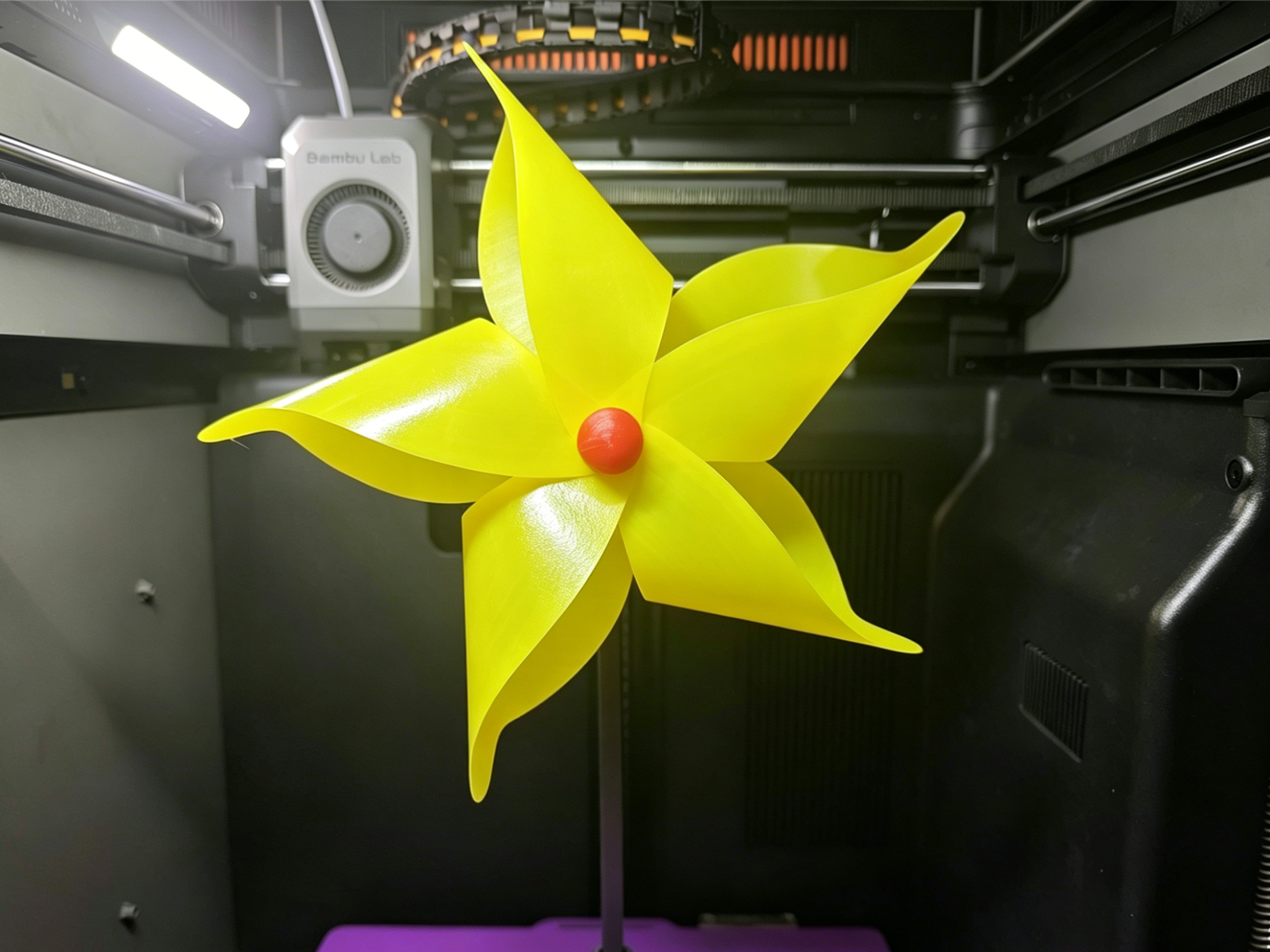 Miniatura 1 do modelo 3D 五叶风车（Five-leaf pinwheel）