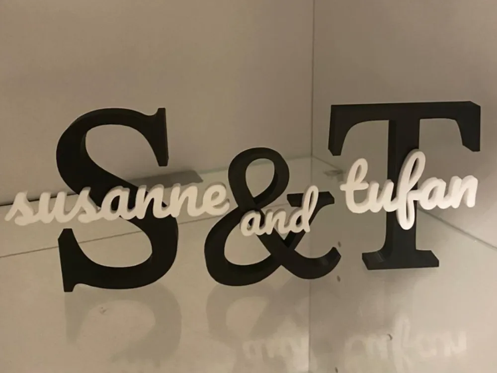 Param. Model Name+Letter customizable - Free 3D Print Model - MakerWorld