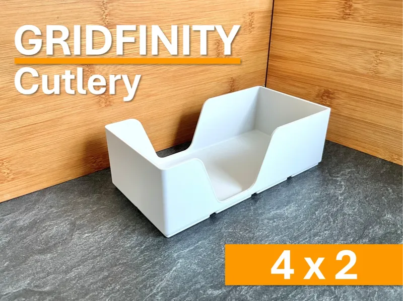 4x2 Gridfinity Besteck Organizer