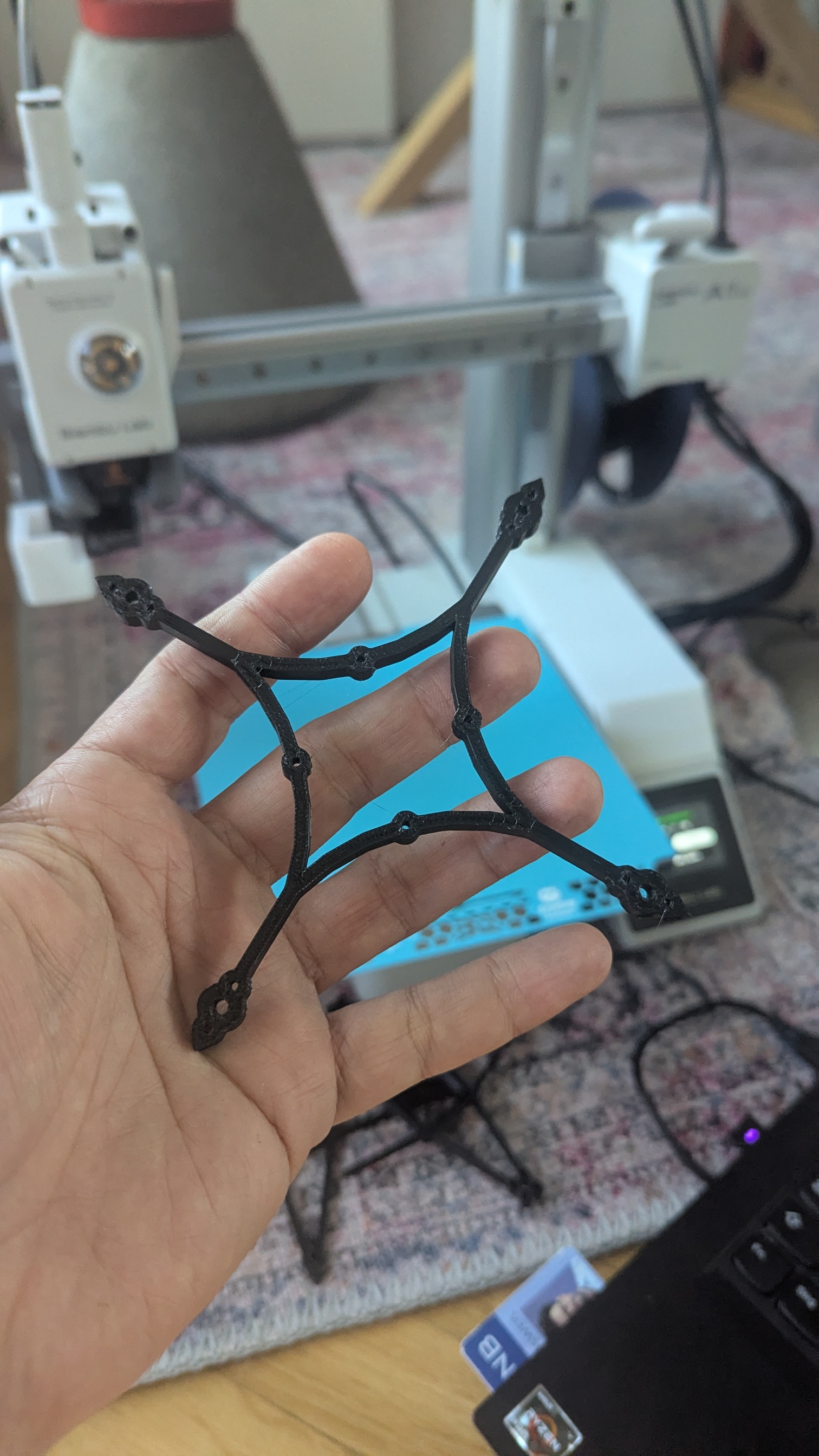 Miniatura 1 do modelo 3D experimental 3" FPV drone toothpick frames
