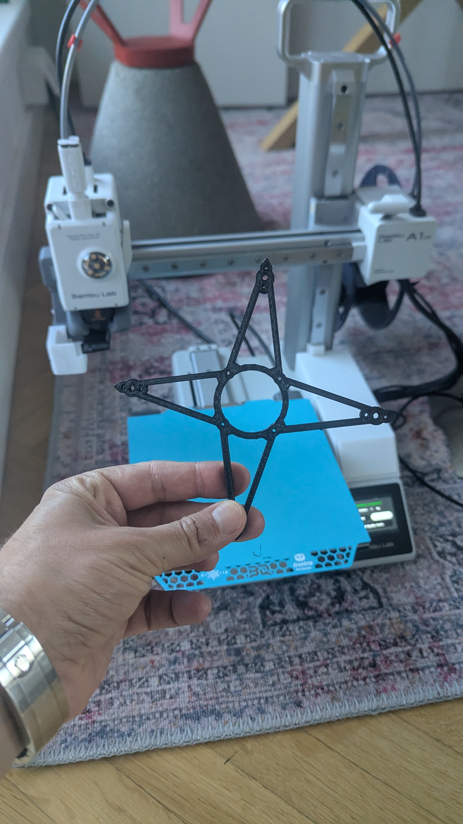 Miniatura 2 do modelo 3D experimental 3" FPV drone toothpick frames